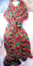 Load image into Gallery viewer, Feather and Fan Scarf Pattern Great Adirondack Yarn
