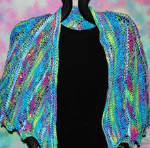 Load image into Gallery viewer, Short Row Shawl Pattern Great Adirondack Yarn