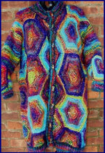 Load image into Gallery viewer, Hexagon Duster Coat Knitting Pattern