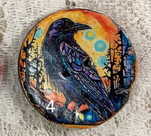 Load image into Gallery viewer, 1.18” Button-Ravens- assorted- Handcrafted -Great Adirondack-price is per button
