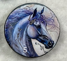 Load image into Gallery viewer, 1.18” Buttons-colorful Horses-multicolors- assorted- Handcrafted -price is per button

