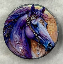 Load image into Gallery viewer, 1.18” Buttons-colorful Horses-multicolors- assorted- Handcrafted -price is per button
