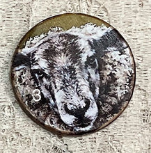 Load image into Gallery viewer, 1.18” Sheep buttons- assorted-Great Adirondack-handcrafted-price is per button
