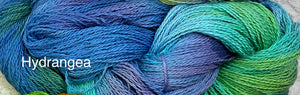 Organic Cotton -fingering wt Yarn- 520 yds- Mango-Hydrangea-Toucan- great Adirondack Yarn