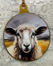 Load image into Gallery viewer, 3” ornaments-Sheep-assorted-holiday-Christmas-gift-price per ornament
