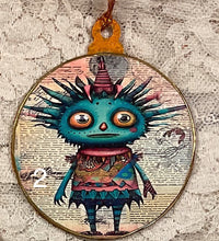Load image into Gallery viewer, 3” ornaments-funny whimsical creatures-assorted-special occasion-Christmas-gift-price per ornament
