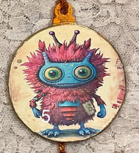 Load image into Gallery viewer, 3” ornaments-funny whimsical creatures-assorted-special occasion-Christmas-gift-price per ornament
