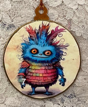 Load image into Gallery viewer, 3” ornaments-funny whimsical creatures-assorted-special occasion-Christmas-gift-price per ornament
