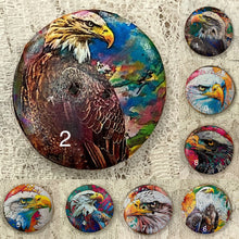 Load image into Gallery viewer, 1.18” Buttons- Eagles--assorted - Great Adirondack-handcrafted-price is per button
