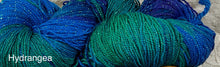 Load image into Gallery viewer, Sparkle Sock Merino Superwash Yarn 420 yds Hand Dyed - Hydrangea-Garden Party-Maple Leaf

