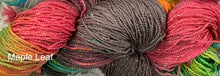 Load image into Gallery viewer, Sparkle Sock Merino Superwash Yarn 420 yds Hand Dyed - Hydrangea-Garden Party-Maple Leaf
