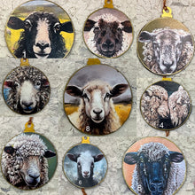 Load image into Gallery viewer, 3” ornaments-Sheep-assorted-holiday-Christmas-gift-price per ornament
