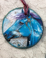 Load image into Gallery viewer, 3” ornaments-Horses-assorted-2-holiday-Christmas-gift-price per ornament -special occasion
