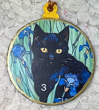 Load image into Gallery viewer, 3” ornaments- Cats-Van Gogh style- assorted- holiday-Christmas-gift-price per ornament

