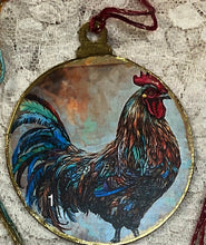 Load image into Gallery viewer, 3” ornaments- Roosters- assorted- special occasion-Christmas-gift-price per ormament
