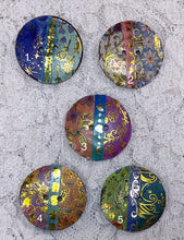 Load image into Gallery viewer, 1.18” Buttons-mosaic-cloisonné style-assorted-Great Adirondack-handcrafted-price is per button
