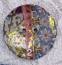 Load image into Gallery viewer, 1.18” Buttons-mosaic-cloisonné style-assorted-Great Adirondack-handcrafted-price is per button
