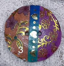 Load image into Gallery viewer, 1.18” Buttons-mosaic-cloisonné style-assorted-Great Adirondack-handcrafted-price is per button
