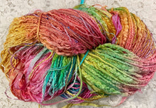 Load image into Gallery viewer, Art Yarn 150 yds Original Surprise Hand Dyed Colors Ocean-Butterfly-Antique -Black Fire-Hydrangea-Great Adirondack
