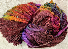 Load image into Gallery viewer, Art Yarn -150 yds -Original Surprise- Hand Dyed Colors-Butterfly-Antique -Black Fire-Hydrangea-Great Adirondack
