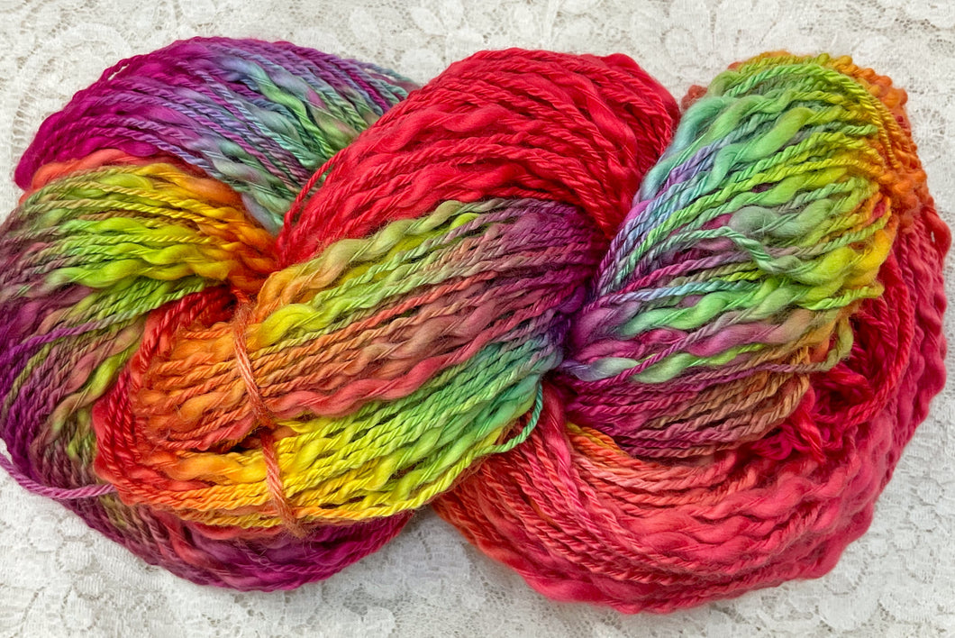 Cotton thick thin Yarn 310 yds DK wt Color-Toucan-Great Adirondack