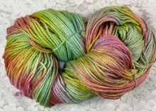 Load image into Gallery viewer, Bamboo Cotton Worsted Yarn 247 yds- Colors- Wildflowers-Kiwi Kennie- Speckled Victorian-Great Adirondack
