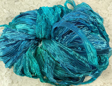 Load image into Gallery viewer, 3/4” Nylon Ribbon 125 yds Hand Dyed Ocean-High Desert-Great Adirondack
