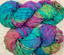 Load image into Gallery viewer, Novelty Bubble Textured Yarn- 95 yds- Hand Dyed -Fiesta-Garden Party-Great Adirondack
