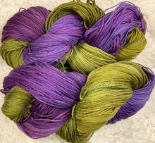 Load image into Gallery viewer, Bamboo Cotton Fingering Yarn 495 yds -Colors-Mango-Sage-Toucan-Great Adirondack
