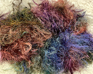 Novelty yarns one of a kinds -vintage- assorted-hand dyed