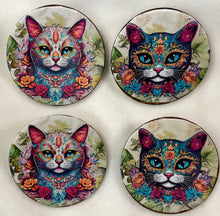 Load image into Gallery viewer, 1.75” Buttons- art cats-coconut-Handcrafted- Great Adirondack
