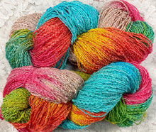 Load image into Gallery viewer, Novelty Rayon Cotton Yarn 250 yds Hand Dyed -5 assorted colors-Great Adirondack
