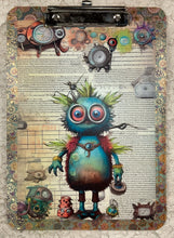 Load image into Gallery viewer, Funky Art Clipboards 9” x 12” -whimsical Creatures -assorted- Great Adirondack
