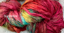 Load image into Gallery viewer, Sari Silk Yarn -50 yds- hand dyed colors-Sundance-Irish Cream- Great Adirondack
