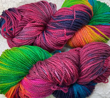 Load image into Gallery viewer, Silk Merino dk wt Yarn- 246 yds- Pheasant-Watermelon Wanda-New! -Great Adirondack
