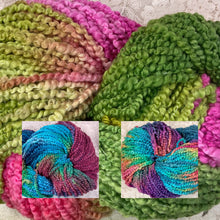 Load image into Gallery viewer, Bulky Wt Cotton -185 yds -Hand Dyed -colors-Fire Opals-Tiffany-Avacado Annie-Great Adirondack
