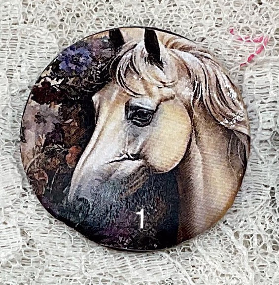 1.18” Button-Horses assorted- Handcrafted -Great Adirondack-price is per button