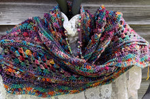 Load image into Gallery viewer, Wrap or Shawl- crocheted -Great Adirondack-one of a kind originals
