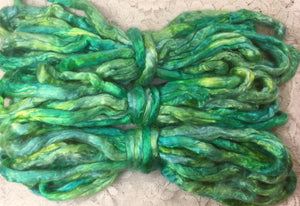 Silk Roving hand dyed Assorted colors