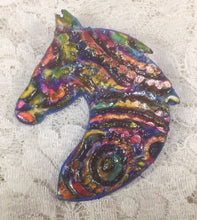 Load image into Gallery viewer, Horse Pins Handcrafted Polymer Clay Great Adirondack Yarn
