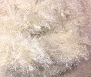 Novelty Fluffy Yarn 60 yds Natural wool and Rayon blend