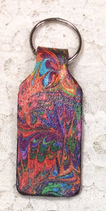 HandCrafted Leather and Fabric Keychains Great Adirondack