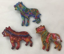 Load image into Gallery viewer, Pit Bull Terrier Pins Handcrafted Polymer Clay Great Adirondack Yarn

