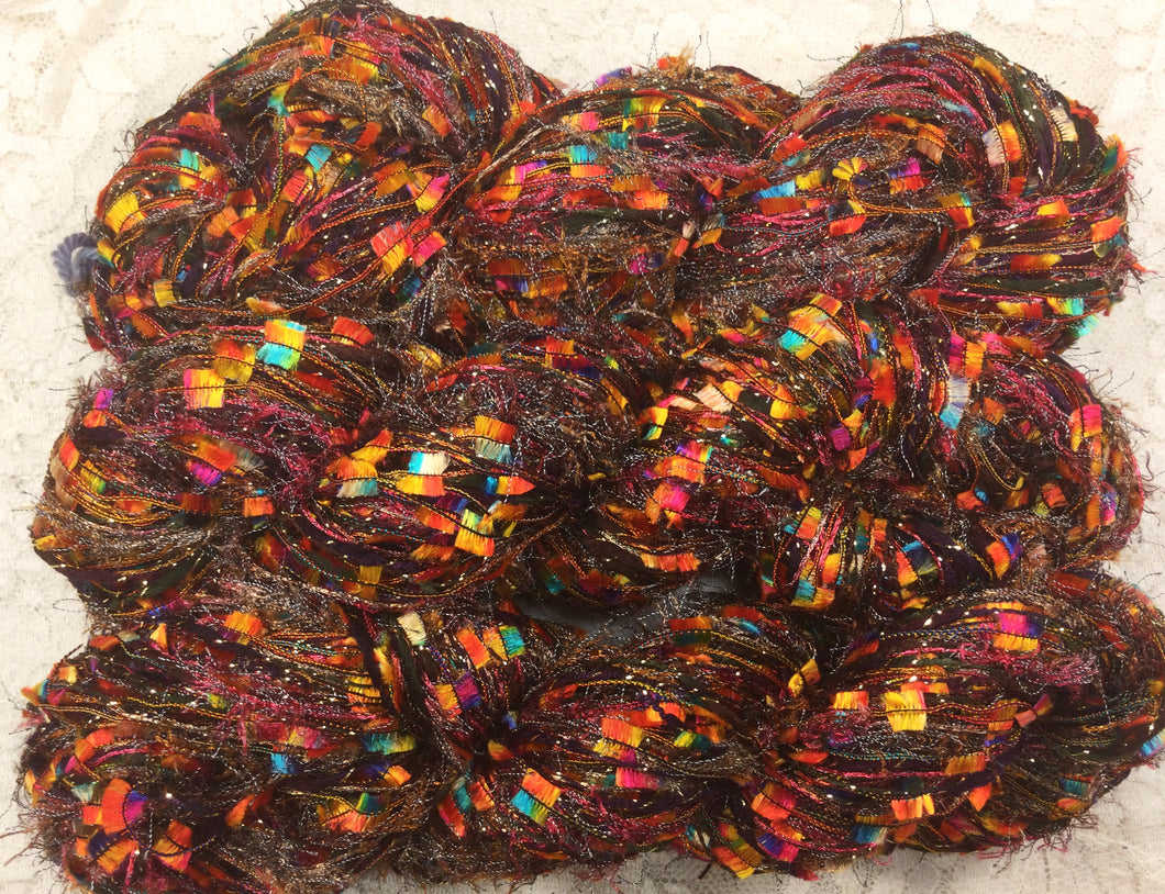 Novelty Yarn 3 strand 75 yds Assorted Colors-New!