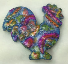 Load image into Gallery viewer, Rooster Pins Handcrafted Polymer Clay Great Adirondack Yarn
