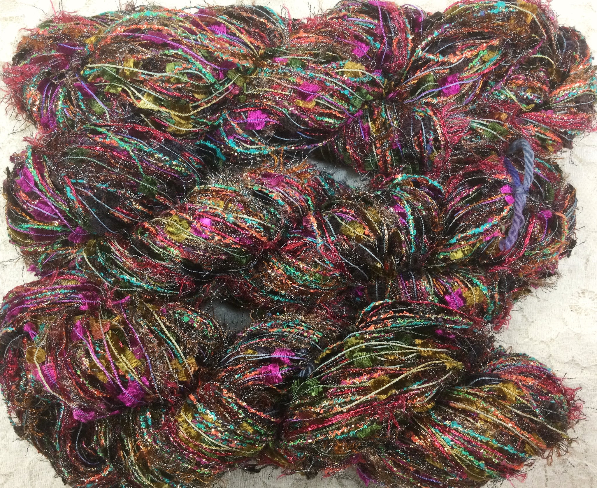 Complex or Novelty Yarns – stitched