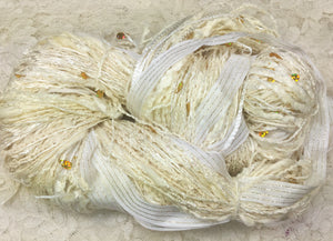 Art Yarn Original Surprise 150 yards Color Creams-White- Cotton Rayon Silk Bamboo