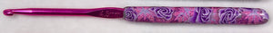Crochet hooks 4.5mm/ 7 - Polymer Clay- handcrafted ergonomic- Great Adirondack