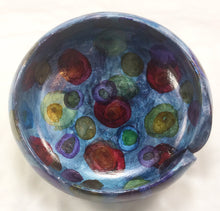 Load image into Gallery viewer, Handpainted Yarn Bowl  5.75” wide x 2.75” high

