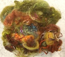 Load image into Gallery viewer, Blended fibers hand dyed -for felting- crafting- assorted
